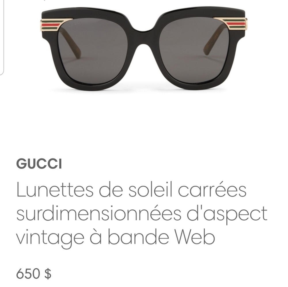 Gucci vintage web sunglasses